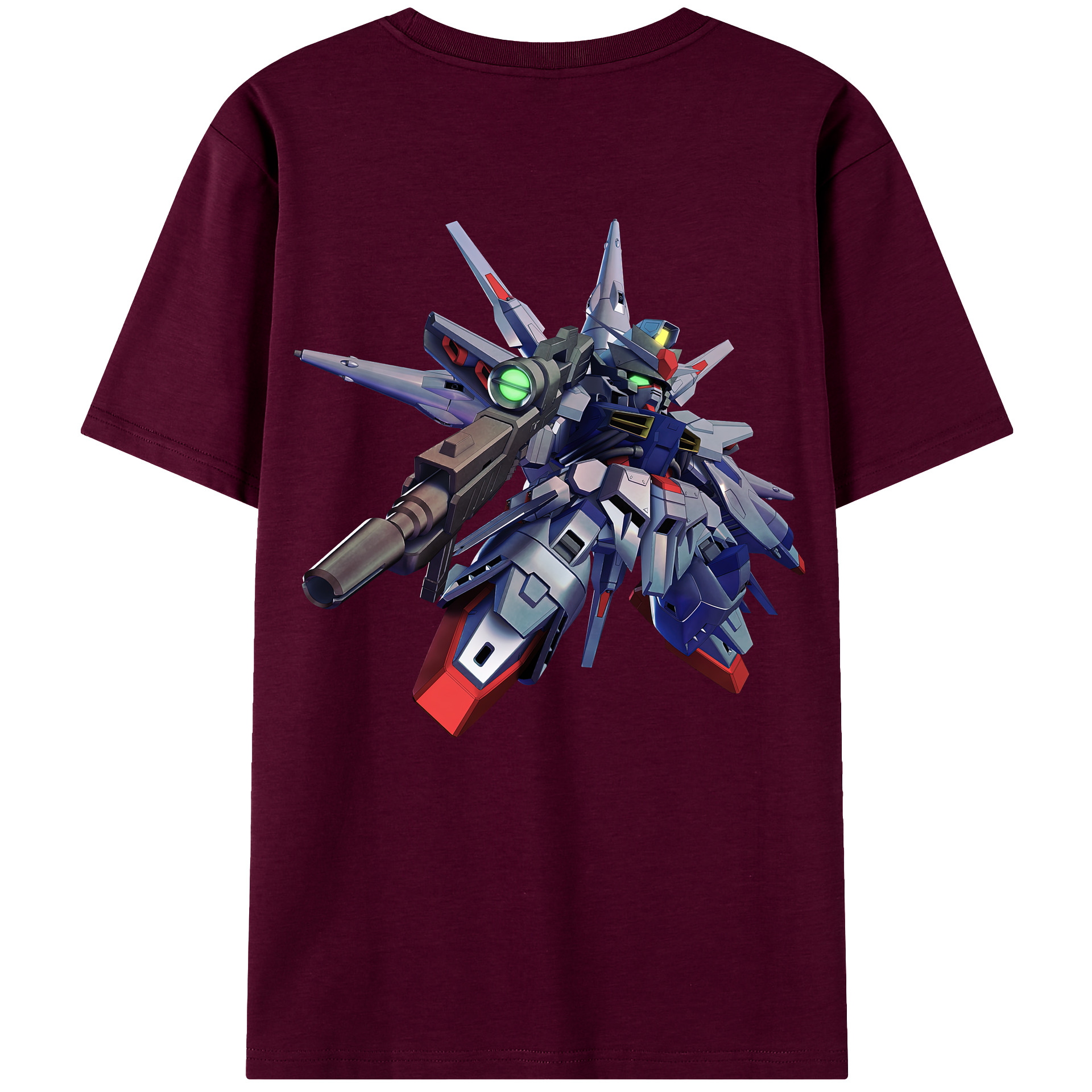 （画像用） 機動戦士ガンダム Mobile Suit Gundam レディース半袖Tシャツ(バックプリント)